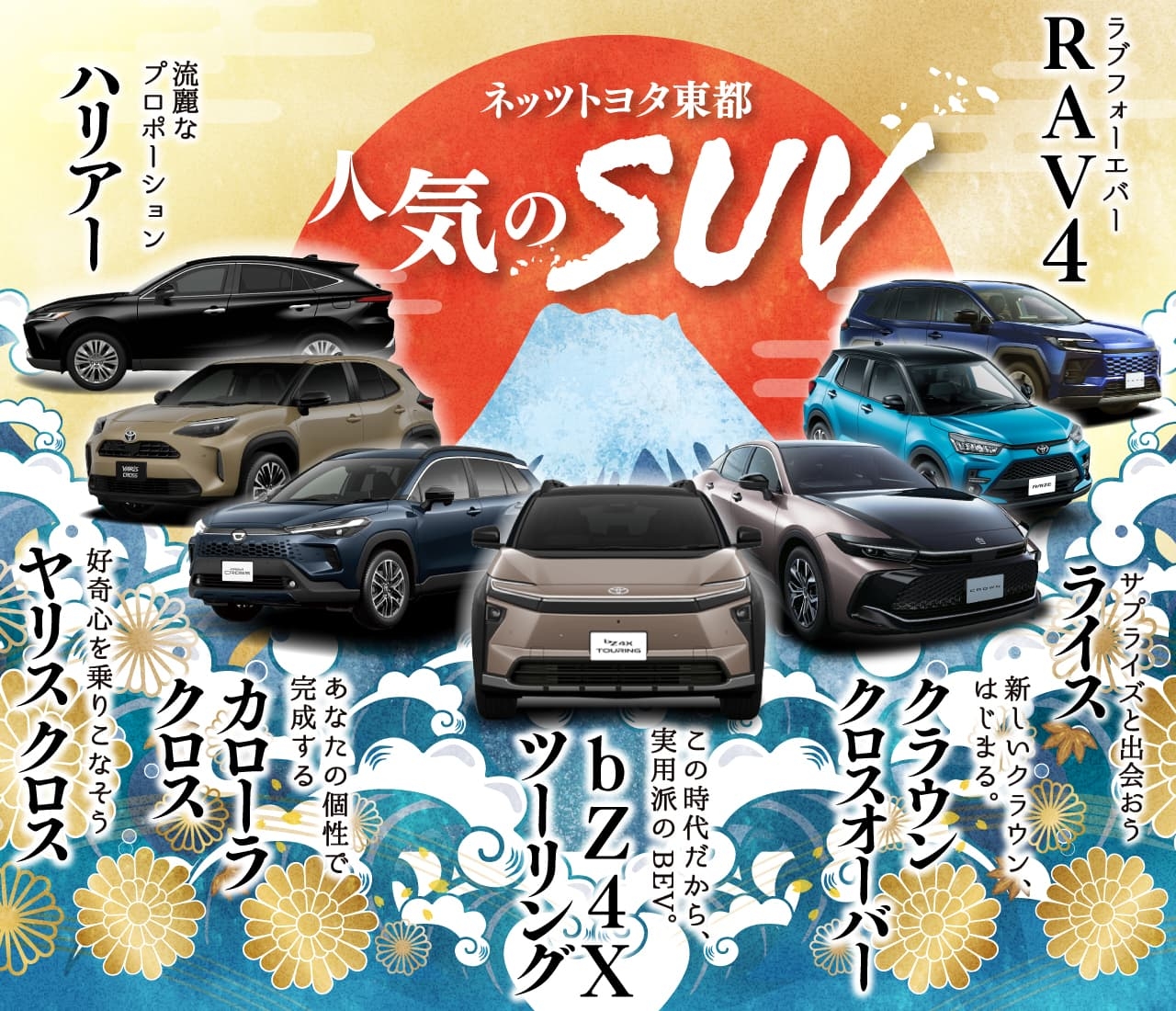 人気のSUV