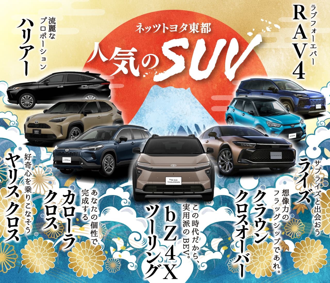 人気のSUV
